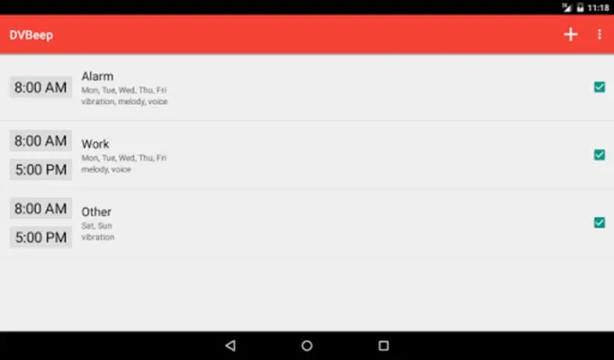DVBeep android App screenshot 1